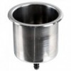 Porte-verre inox Delux Slim avec drainage  - N°1 - comptoirnautique.com 