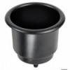 Delux black stainless steel glass holder with drainage hole - N°1 - comptoirnautique.com