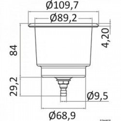 Porta-acciaio inox Delux...