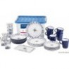 Set tutto compreso anti-scivolo OCEANO BLU 6 piatti 