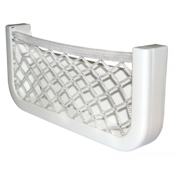 Filet porte-objets blanc 250 x 115 x 30 mm  - N°1 - comptoirnautique.com