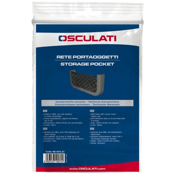 Rete per oggetti-nero 250 x 115 x 30 mm  - N°2 - comptoirnautique.com