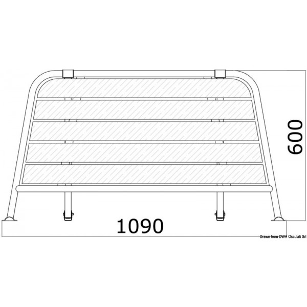 Rear walkway 1090 mm - N°3 - comptoirnautique.com 