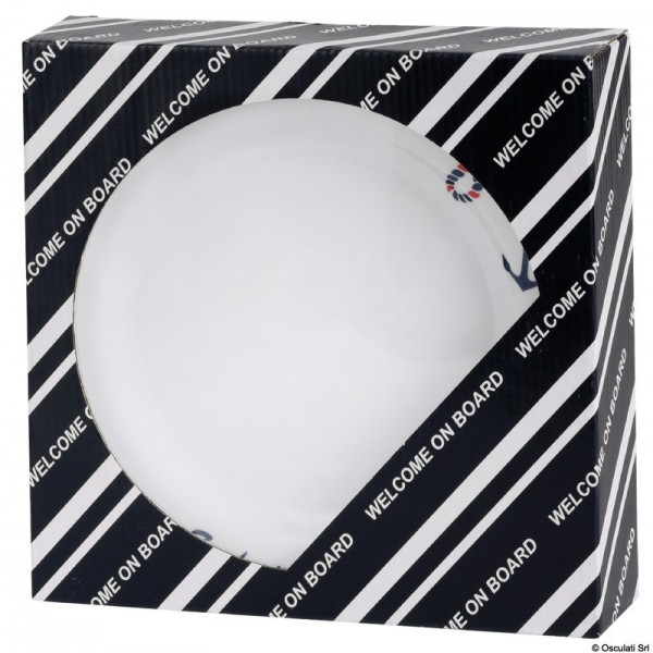 Set 6 x Ancor Line soup plates Ø 22.5 cm - N°2 - comptoirnautique.com 