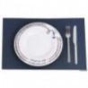 Set di tovaglie antiscivolo blu