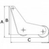 Universal rocking forceps for anchors 11/20 kg - N°2 - comptoirnautique.com 