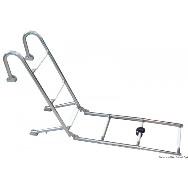 Scaletta della piattaforma posteriore per la poppa rotonda - N°1 - comptoirnautique.com