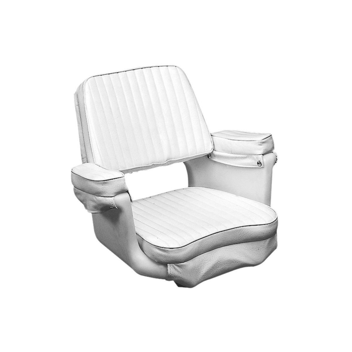 Fauteuil en polyéthylène blanc
