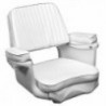 White polyethylene armchair with cushions
