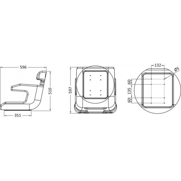 Coque Comfort dimensions - N°4 - comptoirnautique.com
