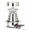 Stackable saucepans with stainless steel interior - N°1 - comptoirnautique.com 