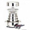 Stackable saucepans with stainless steel interior - N°1 - comptoirnautique.com