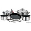 Stackable saucepans with stainless steel interior - N°2 - comptoirnautique.com 