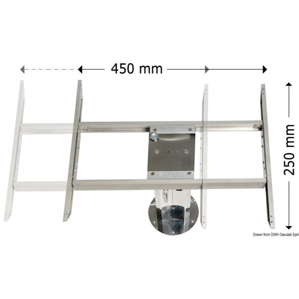 Translator mit zwei Richtungen für Tischbein - N°1 - comptoirnautique.com