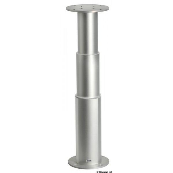 Base da tavolo rotonda in alluminio anodizzato 3 stadi 12V - N°1 - comptoirnautique.com