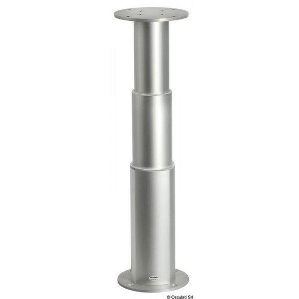 Round table stand in anodized aluminum 3 stages 12V - N°1 - comptoirnautique.com 