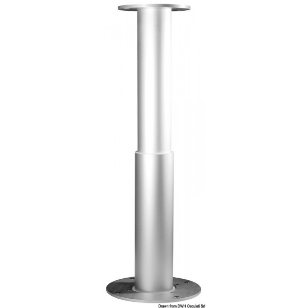 2-stage 12 V retractable table stand, 90° swivel - N°3 - comptoirnautique.com