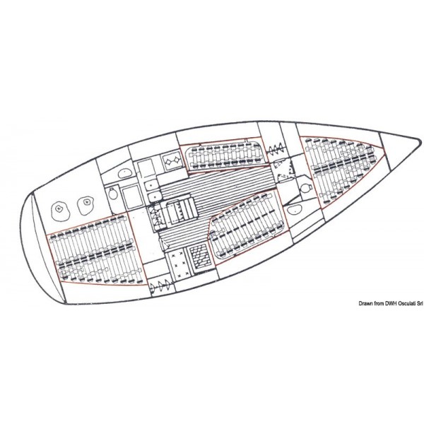 Base elástica para camas/dormideiras - N°2 - comptoirnautique.com 