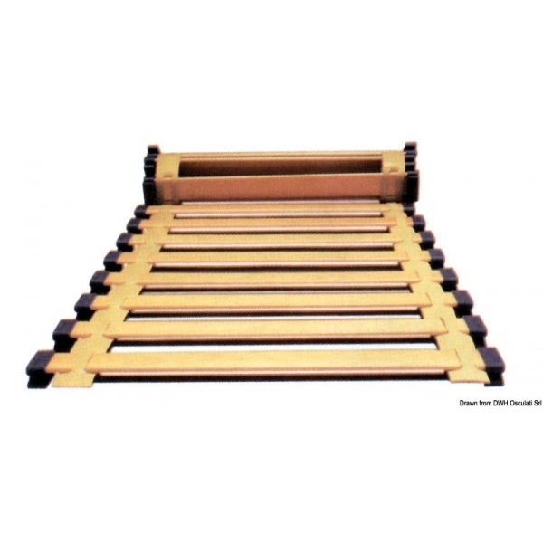 BEDFLEX single bed base 90x200cm 8mm thick. - N°3 - comptoirnautique.com