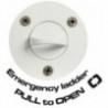 3-step fire escape ladder front screws