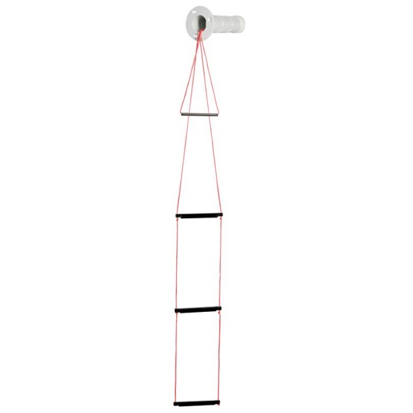 3-step fire escape ladder front screws - N°2 - comptoirnautique.com