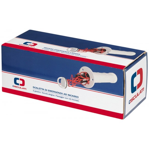 3-step fire escape ladder front screws - N°4 - comptoirnautique.com