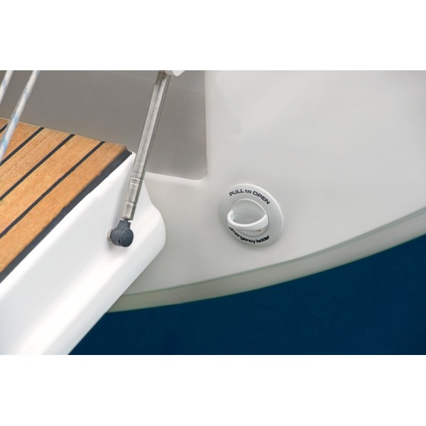 3-step fire escape ladder front screws - N°5 - comptoirnautique.com