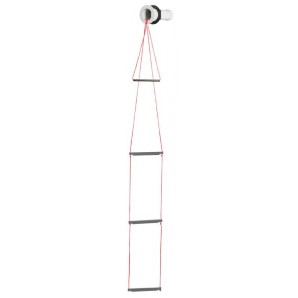 3-step fire escape ladder with rear nut - N°8 - comptoirnautique.com