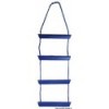 Blue nylon rope ladder 3 polycarbonate steps - N°1 - comptoirnautique.com