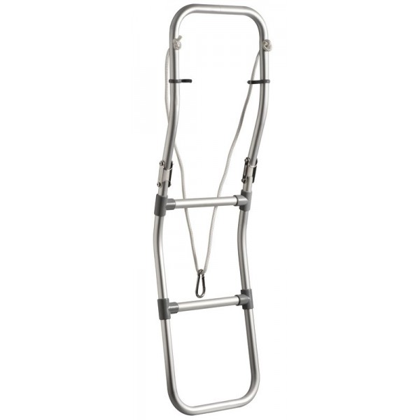 3-step folding ladder for zodiacs - N°1 - comptoirnautique.com