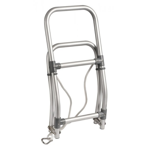 3-step folding ladder for zodiacs - N°2 - comptoirnautique.com