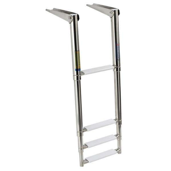 Standard-Teleskopleiter AISI316 4 Stufen - N°1 - comptoirnautique.com
