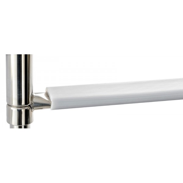 Schmale Teleskopleiter AISI316 2 Stufen - N°4 - comptoirnautique.com