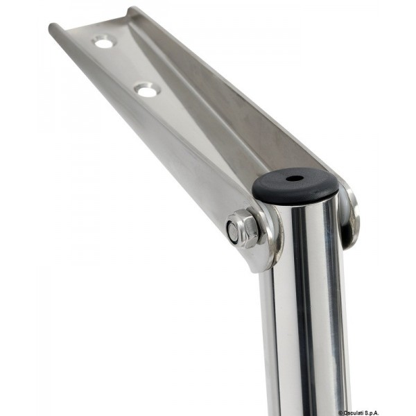 Scala telescopica larga AISI316 nero 4 gradini - N°3 - comptoirnautique.com