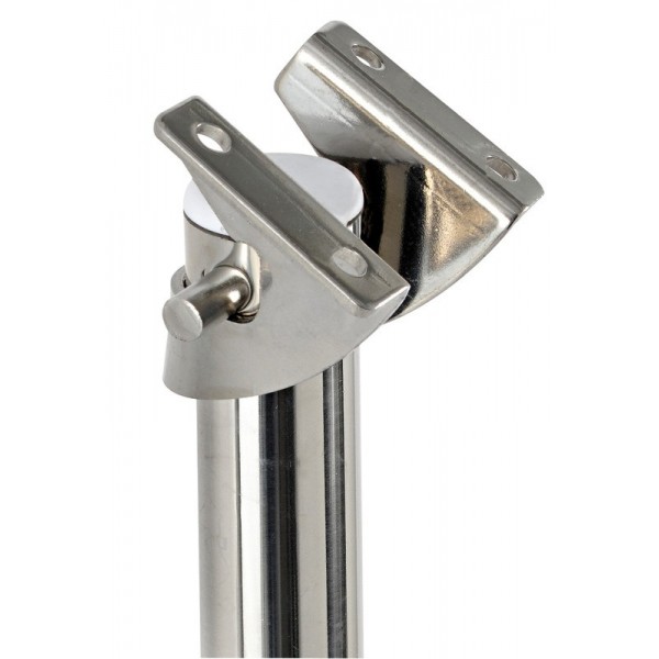Echelle télescop. sous plateforme AISI316 3 marche - N°3 - comptoirnautique.com