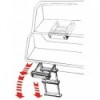 Scala telescopica a 4 gradini in AISI316 - N°3 - comptoirnautique.com