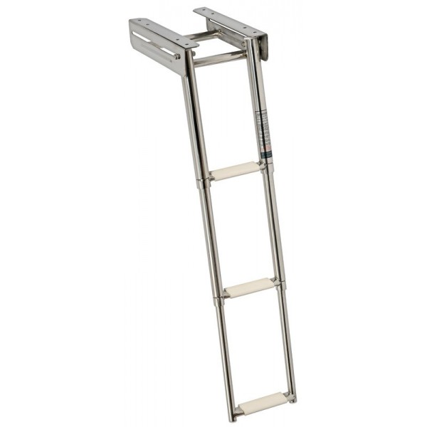 Scala telescopica stretta a 3 gradini - N°1 - comptoirnautique.com