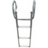 Echelle télescopique 4 marches (blanc) - N°1 - comptoirnautique.com