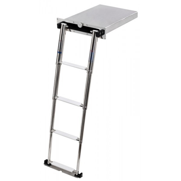Scala retrattile a 4 gradini - N°1 - comptoirnautique.com