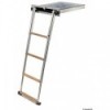 Scaletta Top Line a 4 gradini retrattile in teak - N°1 - comptoirnautique.com