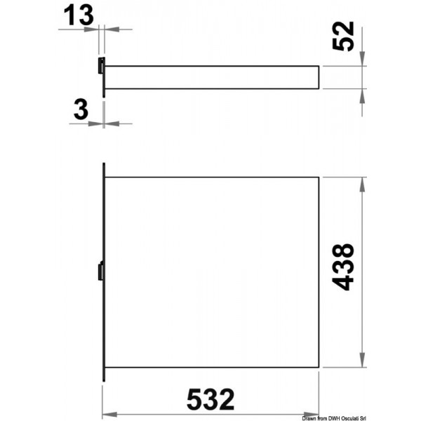 Scaletta Top Line a 4 gradini retrattile in teak - N°4 - comptoirnautique.com