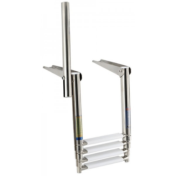 Escalera de 4 peldaños con asa 345 mm - N°3 - comptoirnautique.com