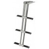 Escalera telescópica de 3 peldaños DIVER, negra - N°1 - comptoirnautique.com