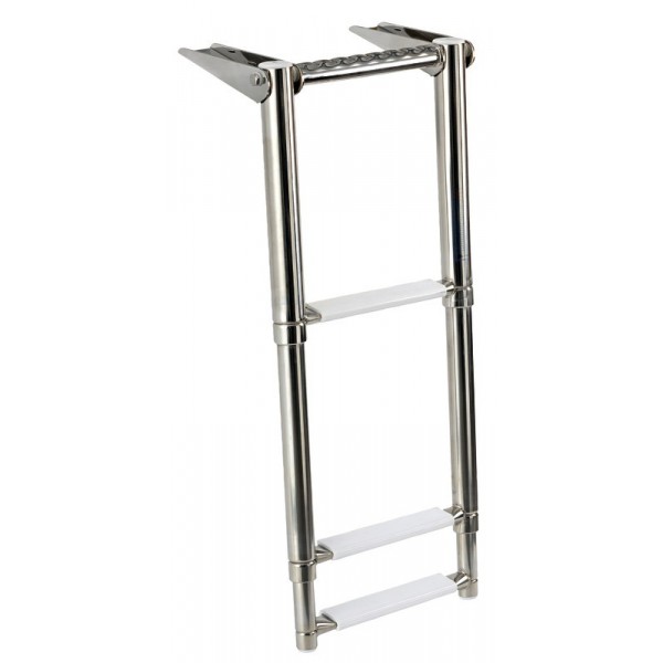 Escalera telescópica plana-Forma de 3 peldaños - N°1 - comptoirnautique.com