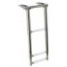 Flat telescopic ladder-3-step form