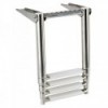 Flat telescopic ladder-shape 4 steps - N°2 - comptoirnautique.com