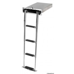 Scala retrattile in AISI316...
