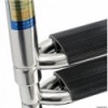 Scala retrattile in AISI316 con 4 gradini larghi - N°2 - comptoirnautique.com