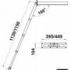 Scala retrattile in AISI316 con 4 gradini larghi - N°3 - comptoirnautique.com