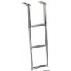 Flat telescopic ladder-oval tube shape 3 steps - N°2 - comptoirnautique.com